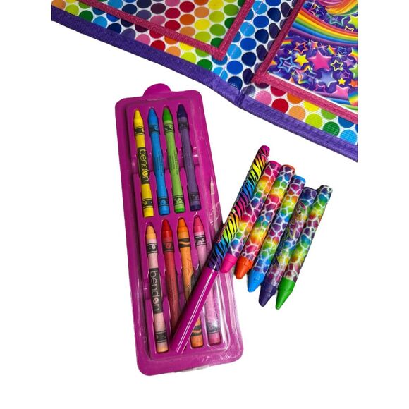 Lisa Frank Tikanni 2020 Trifold Carrying Case Art Stickers Coloring Book Puzzle - Picture 4 of 7